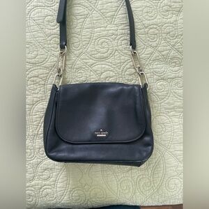 Kate Spade Jackson Leather Purse Crossbody Bag Leather Black